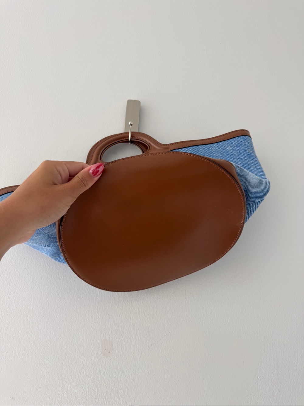 MARNI Blue Tropicalia Small Tote - Picture 5 of 8